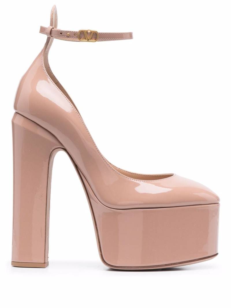 Valentino Garavani Tan-Go 155mm platform pumps - Pink von Valentino Garavani