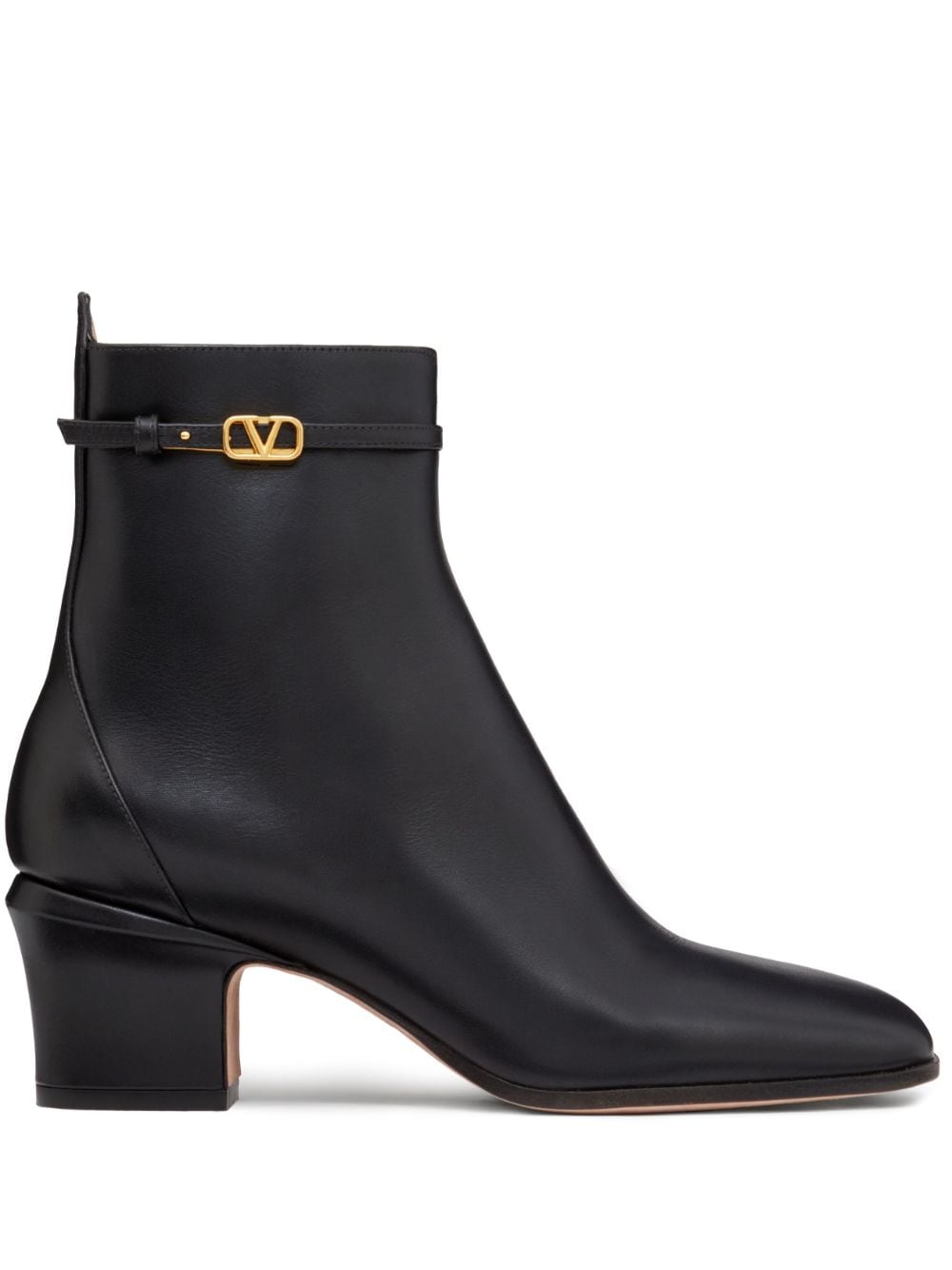 Valentino Garavani Tan-Go 60mm leather ankle boots - Black von Valentino Garavani