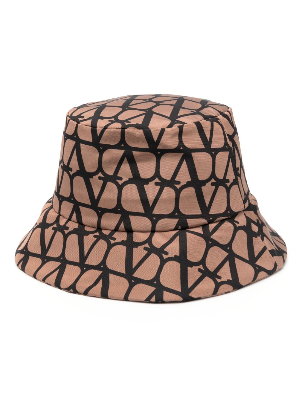 Valentino Garavani Toile Iconographe bucket hat - Brown von Valentino Garavani