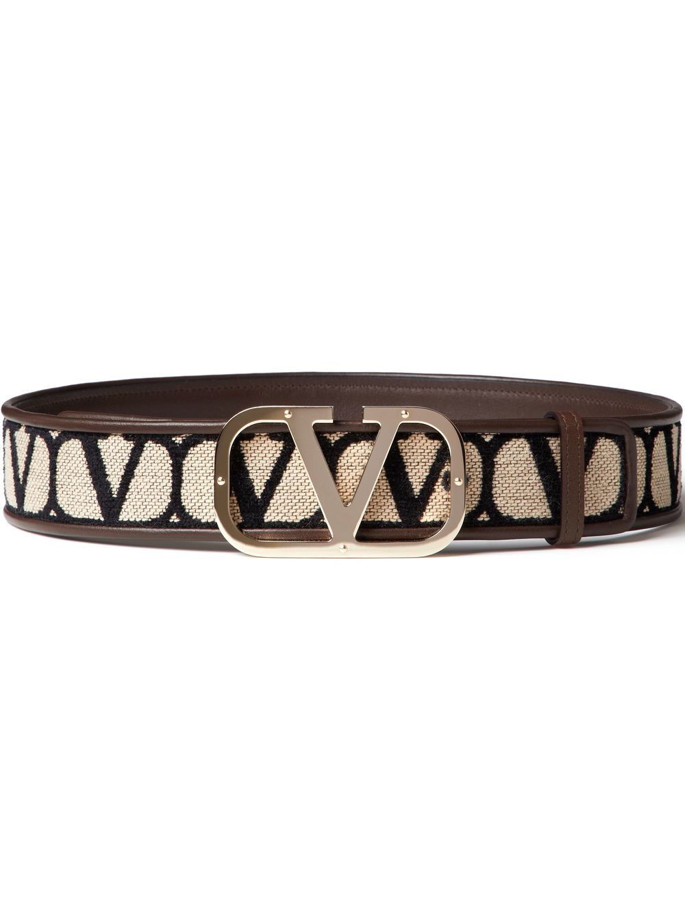 Valentino Garavani Toile Iconographe belt - Neutrals von Valentino Garavani