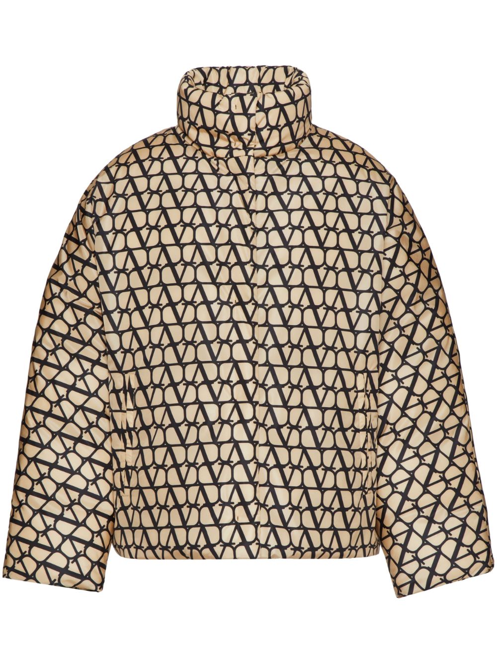 Valentino Garavani Toile Iconographe down jacket - Neutrals von Valentino Garavani