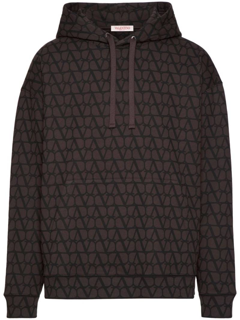 Valentino Garavani Toile Iconographe cotton hoodie - Brown von Valentino Garavani