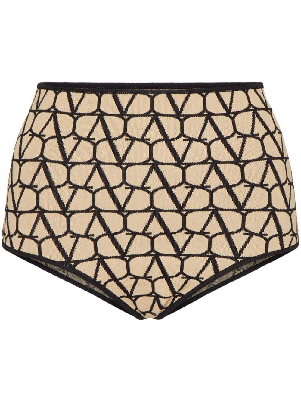 Valentino Garavani Toile Iconographe Crepe Couture shorts - Neutrals von Valentino Garavani