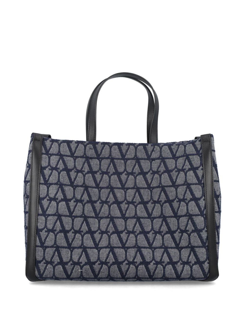 Valentino Garavani Toile Iconographe tote bag - Blue von Valentino Garavani