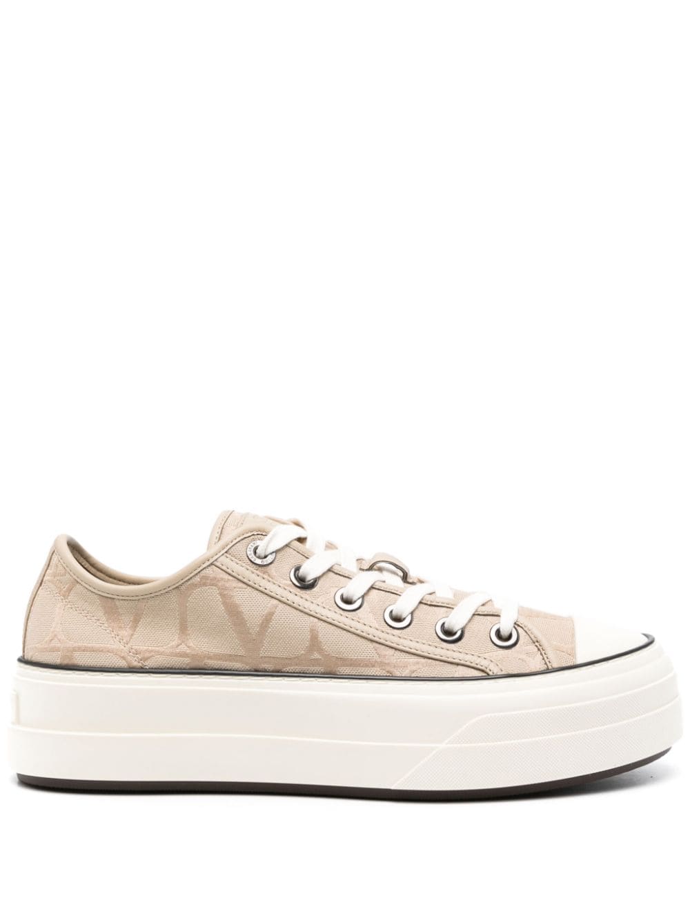 Valentino Garavani Totaloop platform sneakers - Neutrals von Valentino Garavani