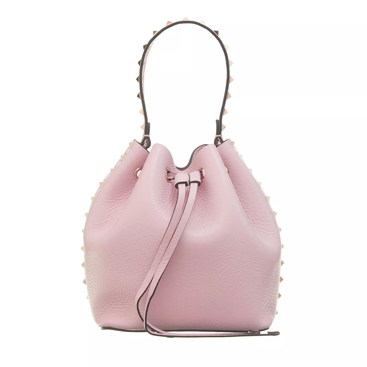 Valentino Garavani Umhängetasche - La Cinquieme Bucket Bag of Toile Iconographe - Gr. unisize - in Rosa - für Damen von Valentino Garavani