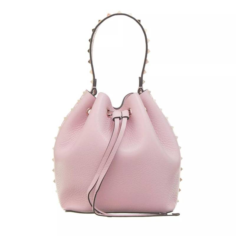 Valentino Garavani Umhängetasche - La Cinquieme Bucket Bag of Toile Iconographe - Gr. unisize - in Rosa - für Damen von Valentino Garavani