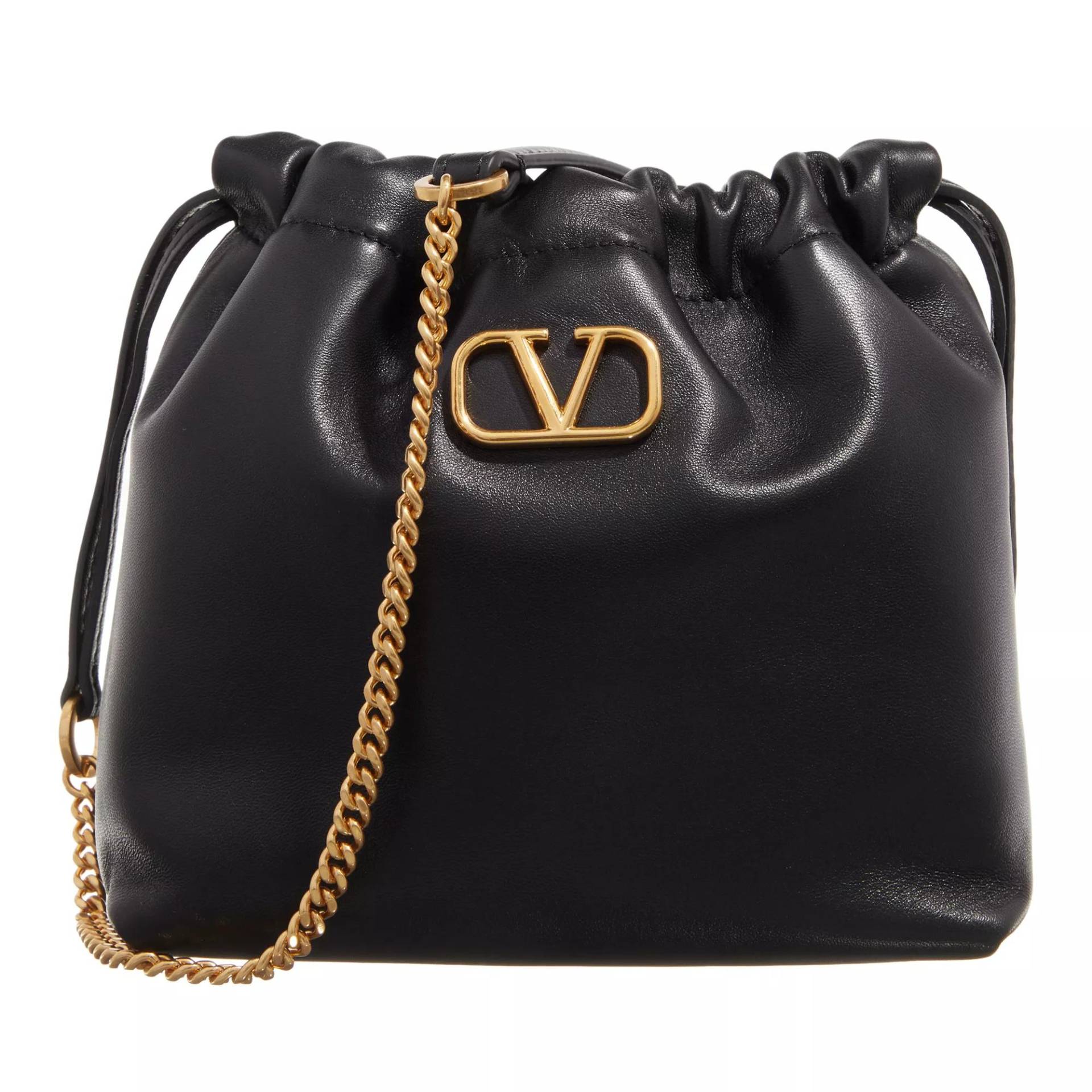 Valentino Garavani Umhängetasche - Mini Bucket Bag - Gr. unisize - in Schwarz - für Damen von Valentino Garavani