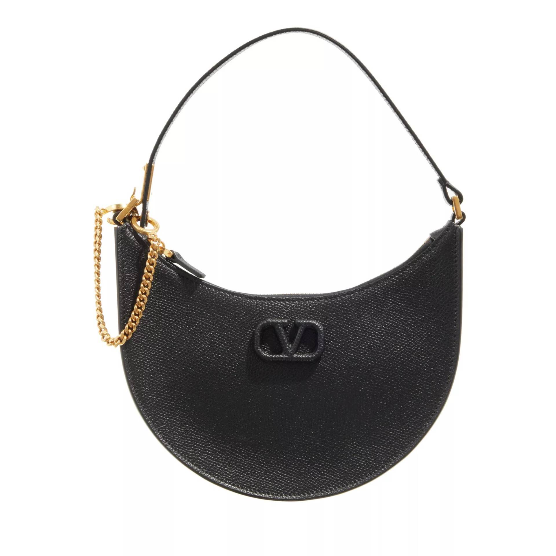 Valentino Garavani Umhängetasche - Mini Hobo Vlogo Signature - Gr. unisize - in Schwarz - für Damen von Valentino Garavani