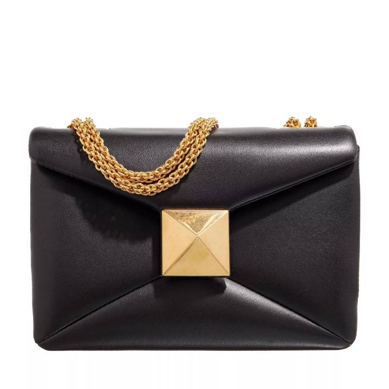 Valentino Garavani Umhängetasche - One Stud Crossbody Bag Leather - Gr. unisize - in Schwarz - für Damen von Valentino Garavani