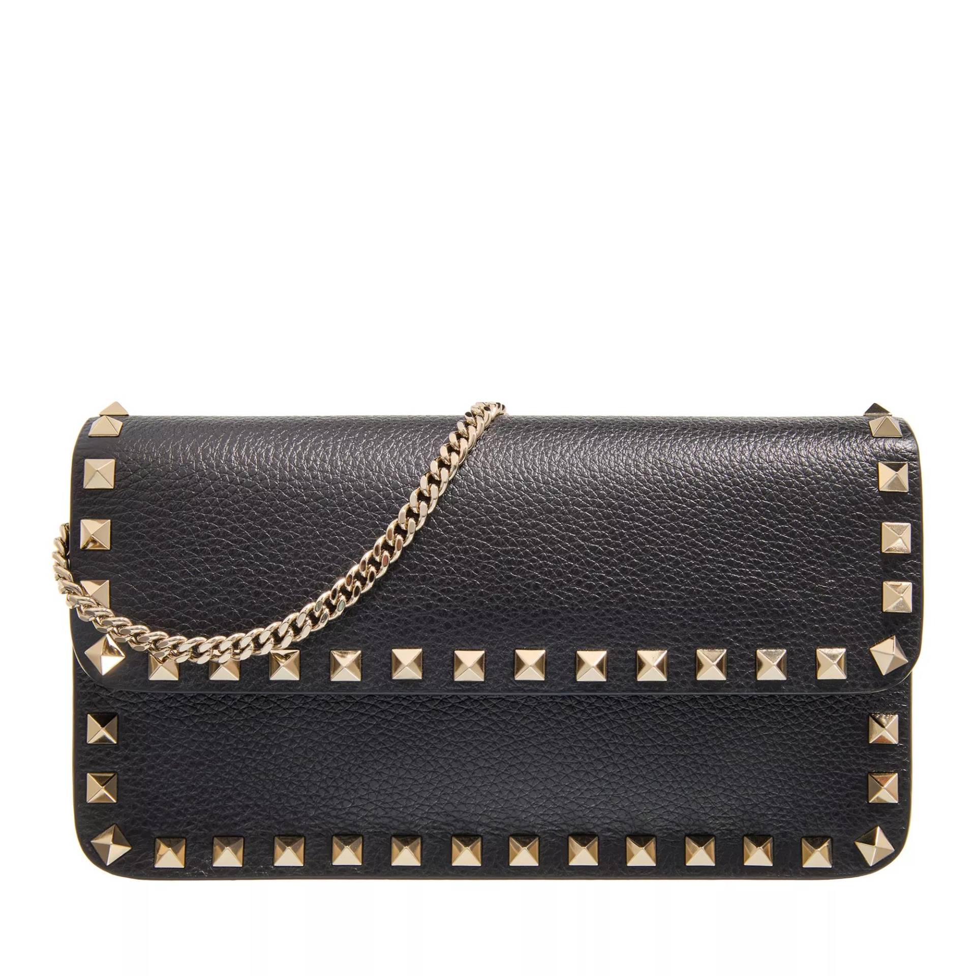 Valentino Garavani Umhängetasche - Pouch Rockstud - Gr. unisize - in Schwarz - für Damen von Valentino Garavani