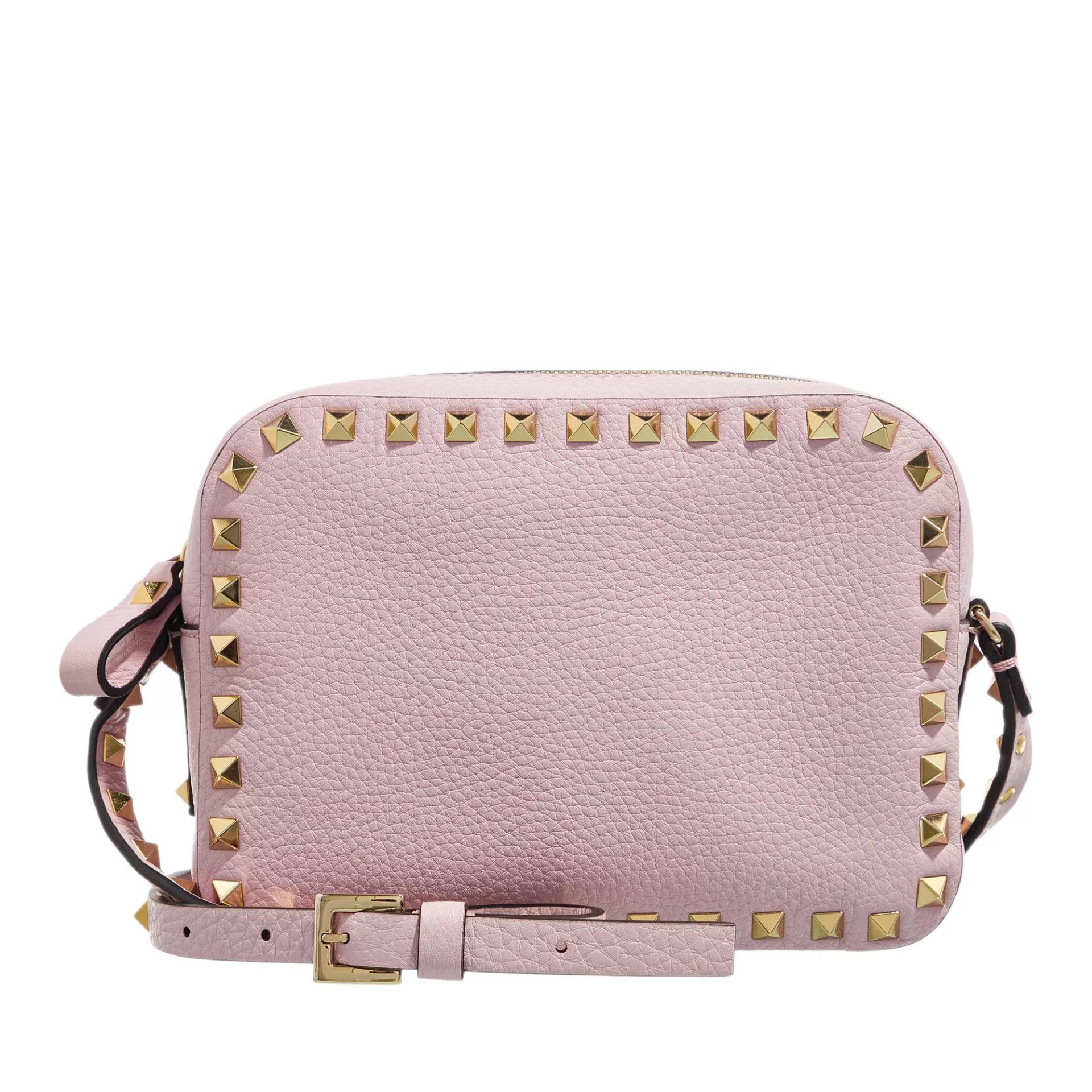 Valentino Garavani Umhängetasche - Rockstud Crossbody Bag - Gr. unisize - in Rosa - für Damen von Valentino Garavani