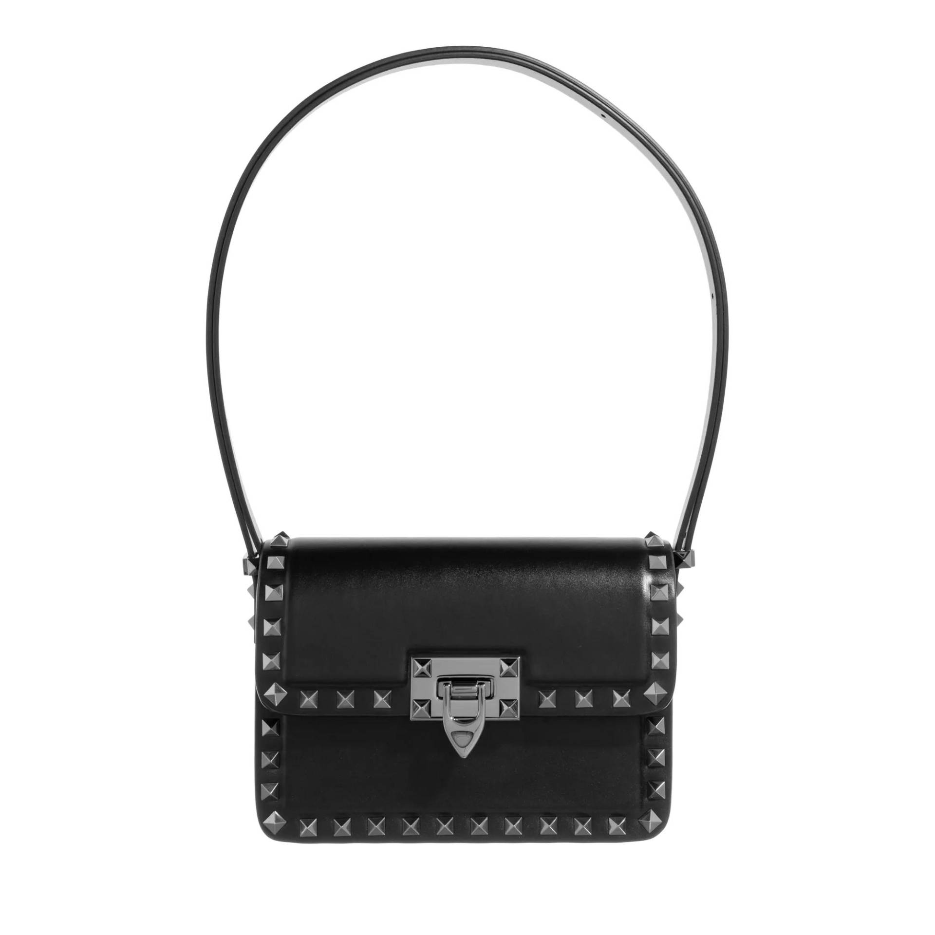 Valentino Garavani Umhängetasche - Small Rockstud Shoulder Bag - Gr. unisize - in Schwarz - für Damen von Valentino Garavani