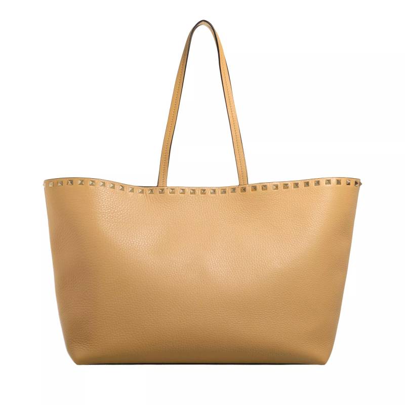 Valentino Garavani Umhängetasche - Tote Rockstud - Gr. unisize - in Braun - für Damen von Valentino Garavani