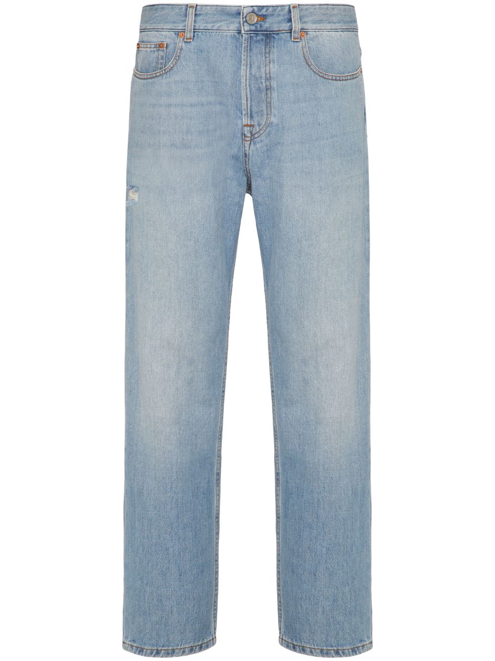 Valentino Garavani VLogo Signature straight-leg jeans - Blue von Valentino Garavani