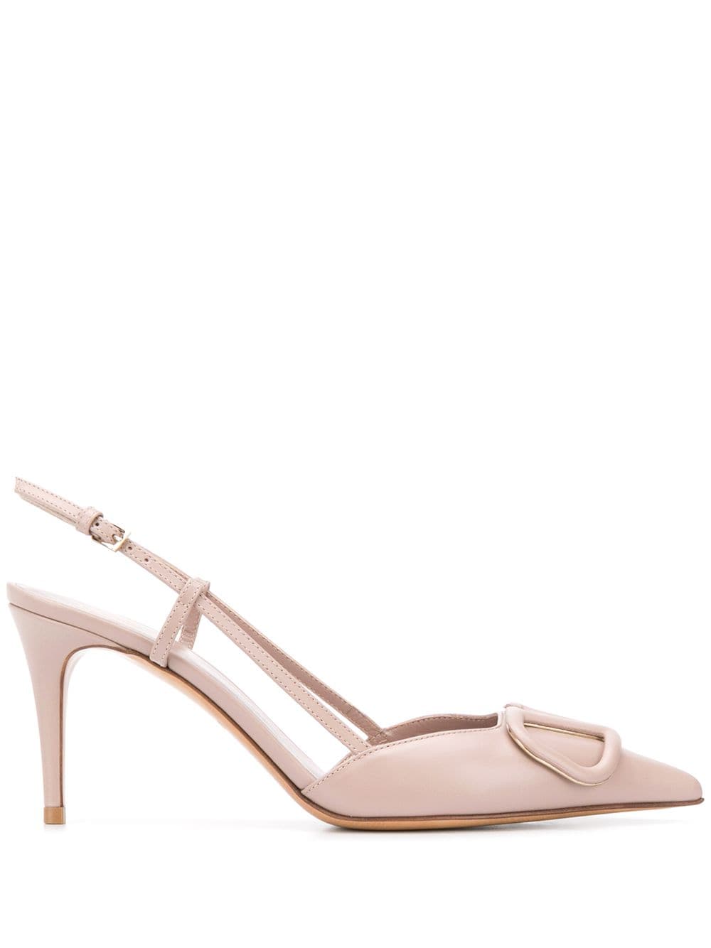 Valentino Garavani VLogo Signature 80mm slingback pumps - Pink von Valentino Garavani