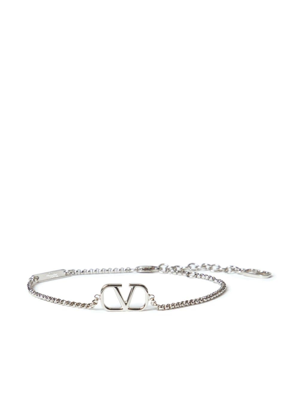 Valentino Garavani VLogo Signature chain bracelet - Silver von Valentino Garavani