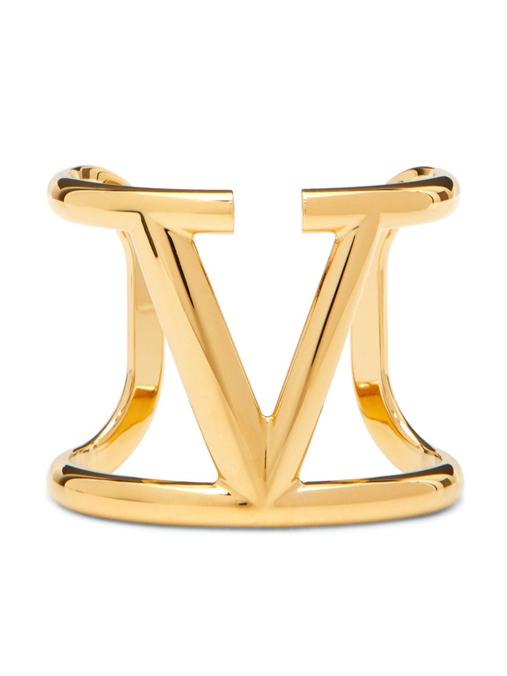 Valentino Garavani VLogo Signature cuff bracelet - Gold von Valentino Garavani