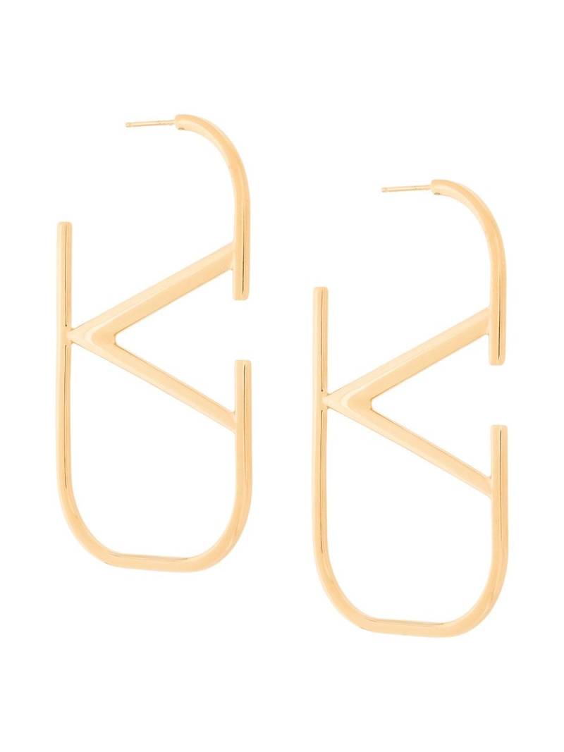 Valentino Garavani VLogo Signature earrings - Gold von Valentino Garavani