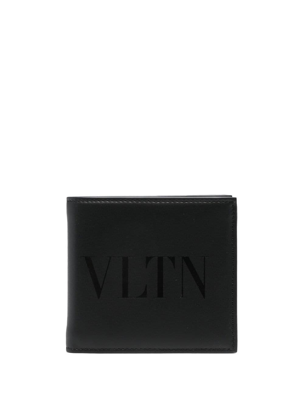 Valentino Garavani VLTN folded wallet - Black von Valentino Garavani