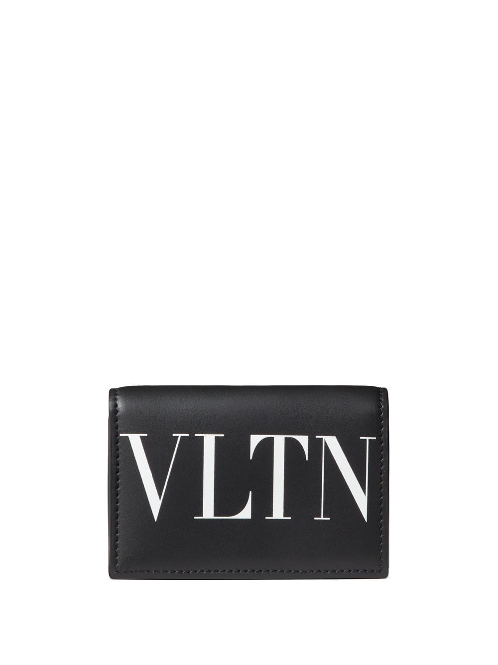 Valentino Garavani VLTN leather wallet - Black von Valentino Garavani