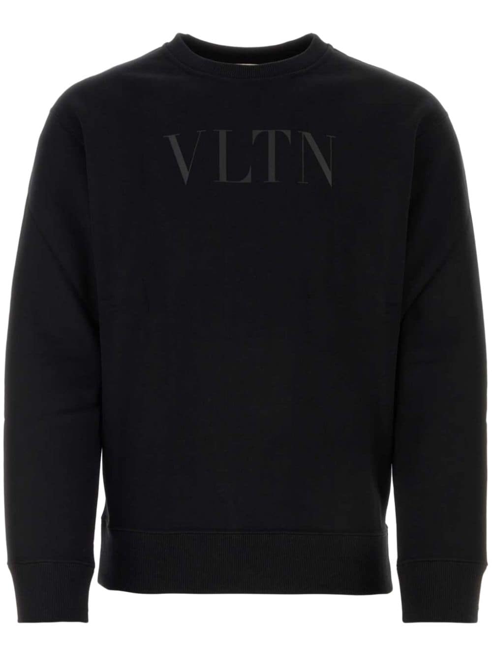 Valentino Garavani VLTN logo-print cotton sweatshirt - Black von Valentino Garavani