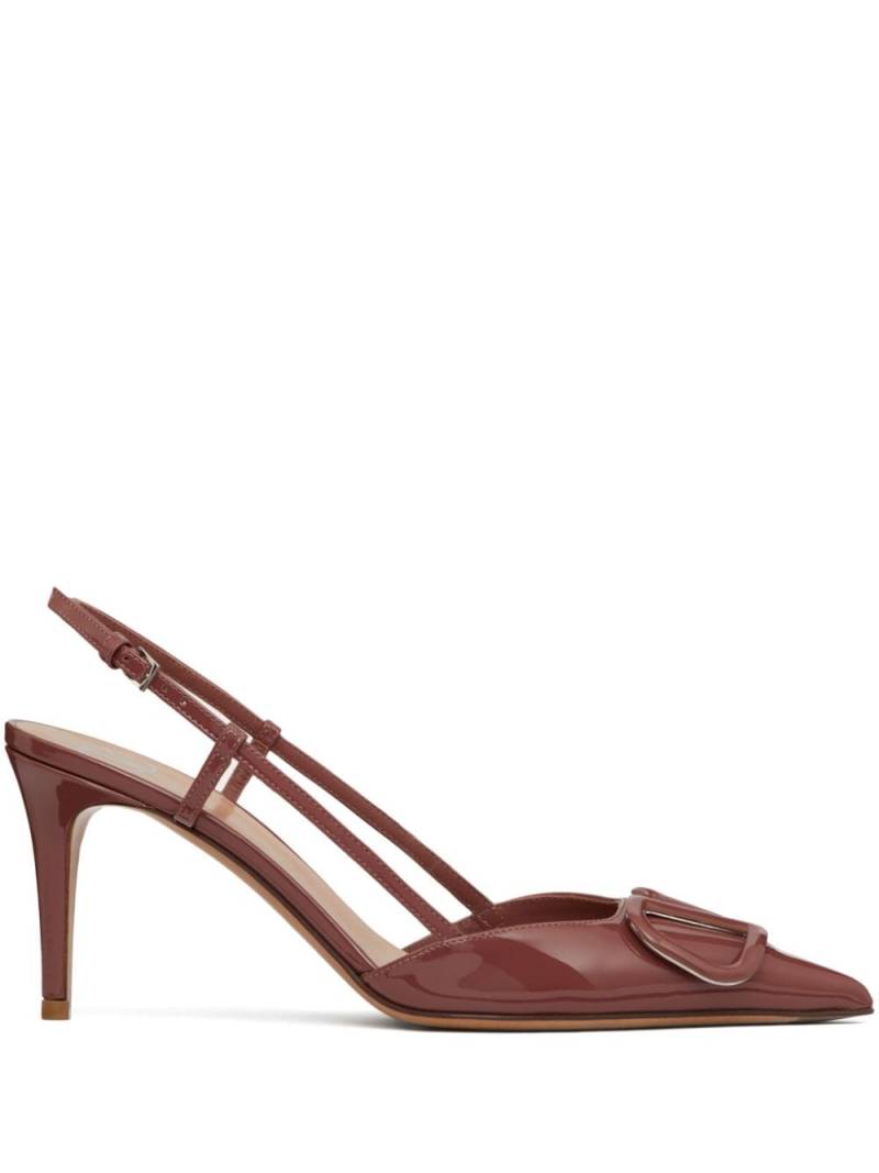 Valentino Garavani VLogo Signature 80mm slingback pumps - Brown von Valentino Garavani