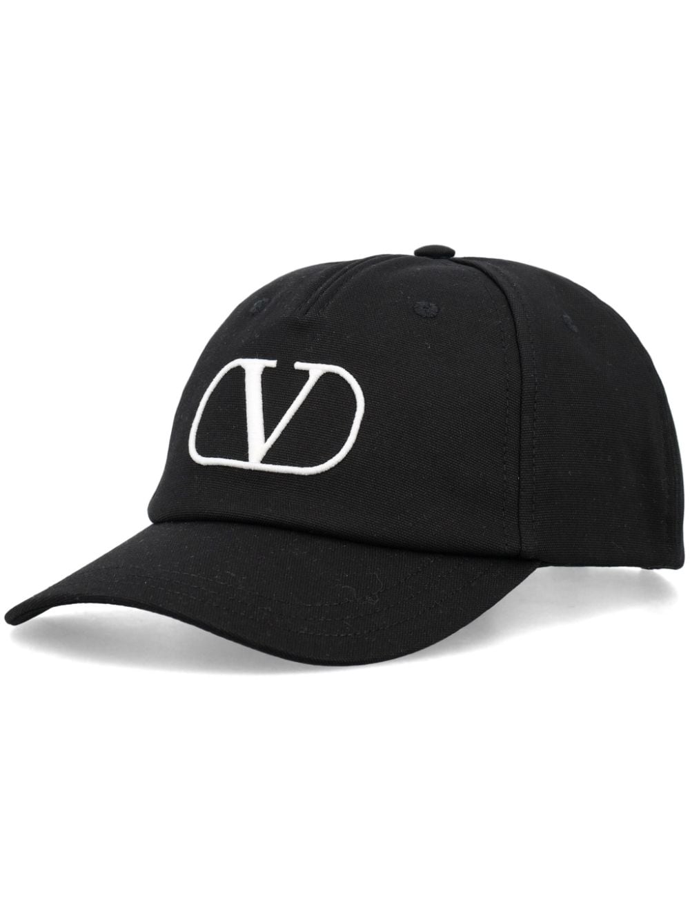 Valentino Garavani VLogo Signature baseball cap - Black von Valentino Garavani