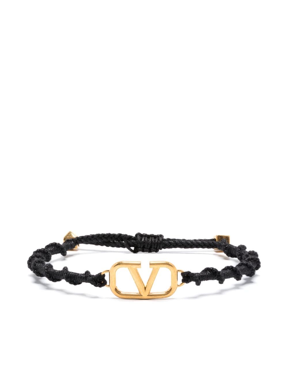 Valentino Garavani VLogo Signature bracelet - Black von Valentino Garavani