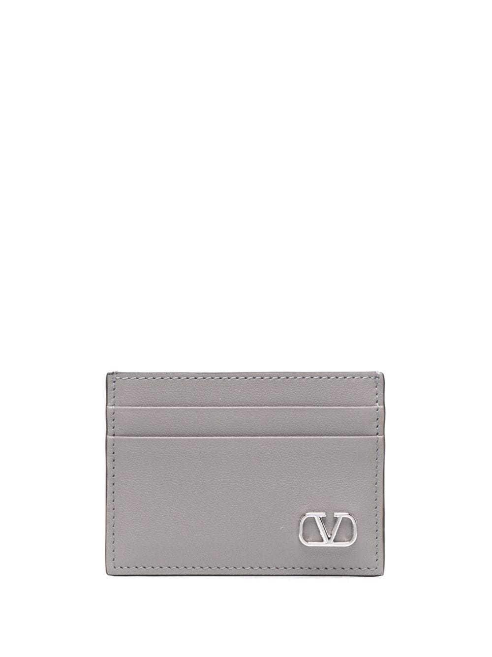 Valentino Garavani VLogo Signature cardholder - Grey von Valentino Garavani