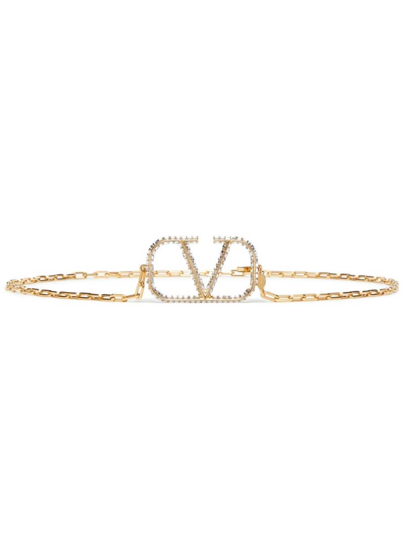 Valentino Garavani VLogo Signature chain belt - Gold von Valentino Garavani