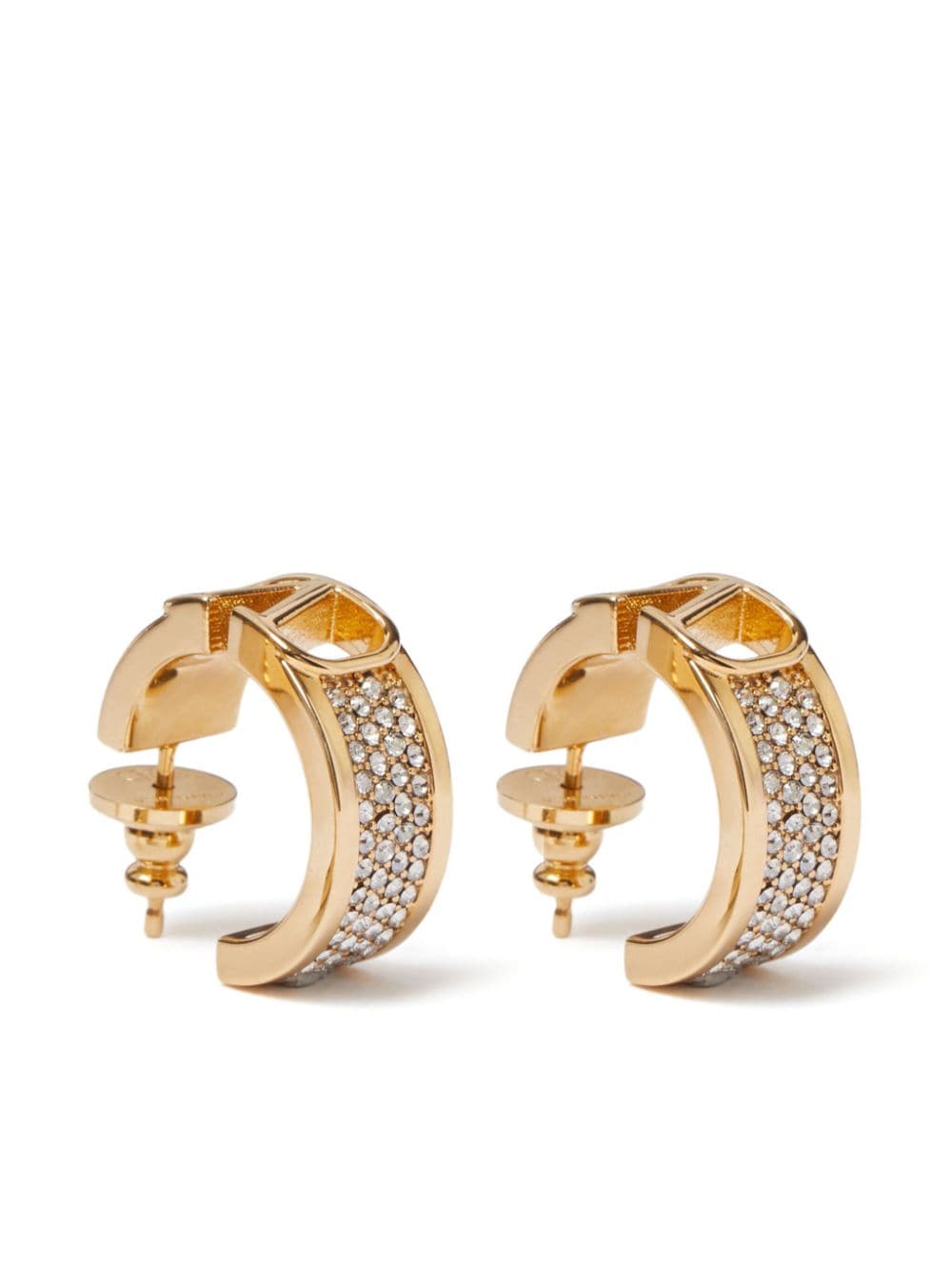 Valentino Garavani VLogo Signature hoop earrings - Gold von Valentino Garavani