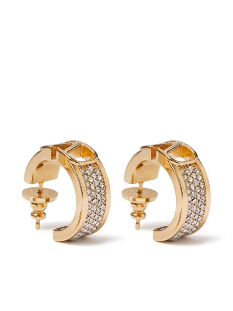 Valentino Garavani VLogo Signature hoop earrings - Gold von Valentino Garavani