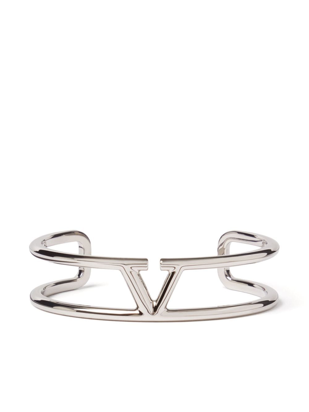 Valentino Garavani VLogo Signature cuff bracelet - Silver von Valentino Garavani
