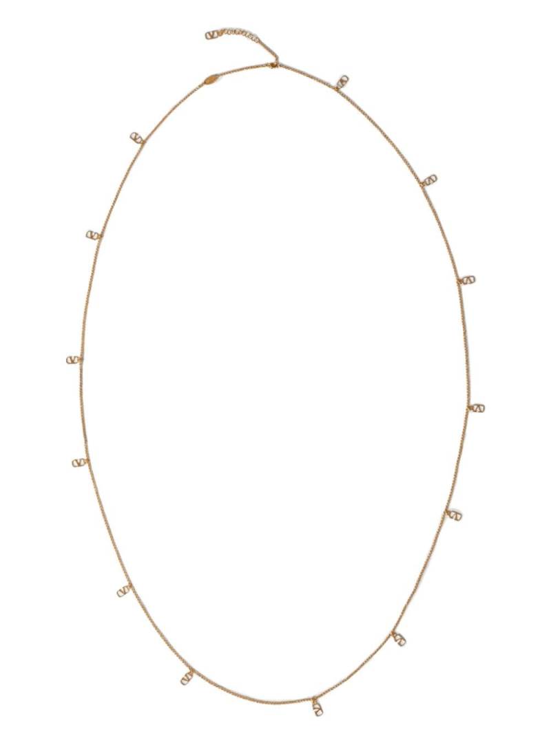 Valentino Garavani VLogo Signature layered necklace - Gold von Valentino Garavani