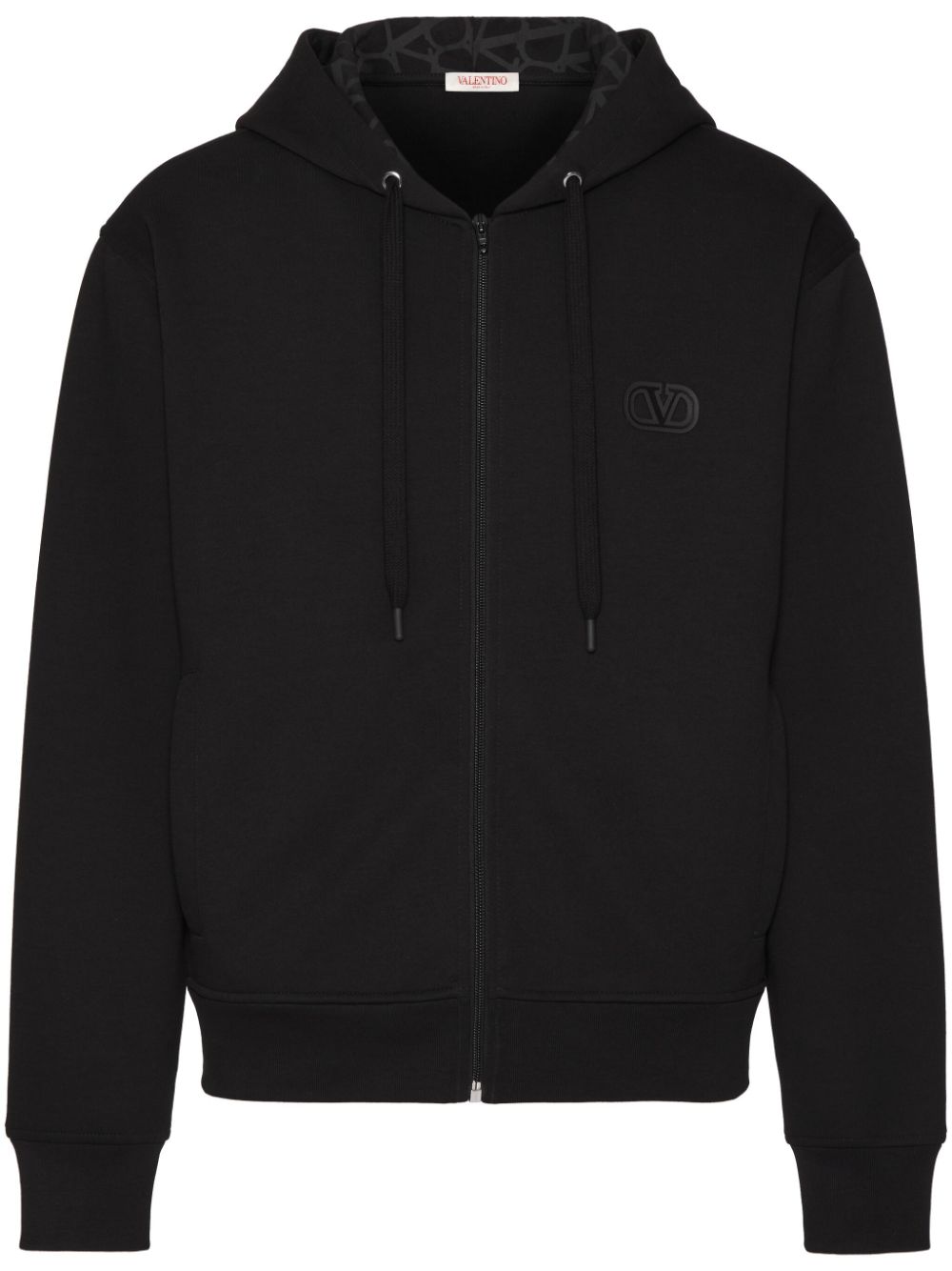 Valentino Garavani VLogo Signature zip-up hoodie - Black von Valentino Garavani