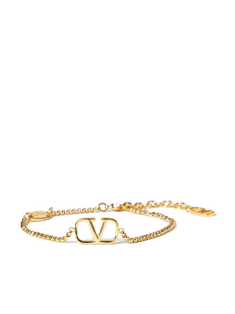 Valentino Garavani VLogo Signature chain bracelet - Gold von Valentino Garavani