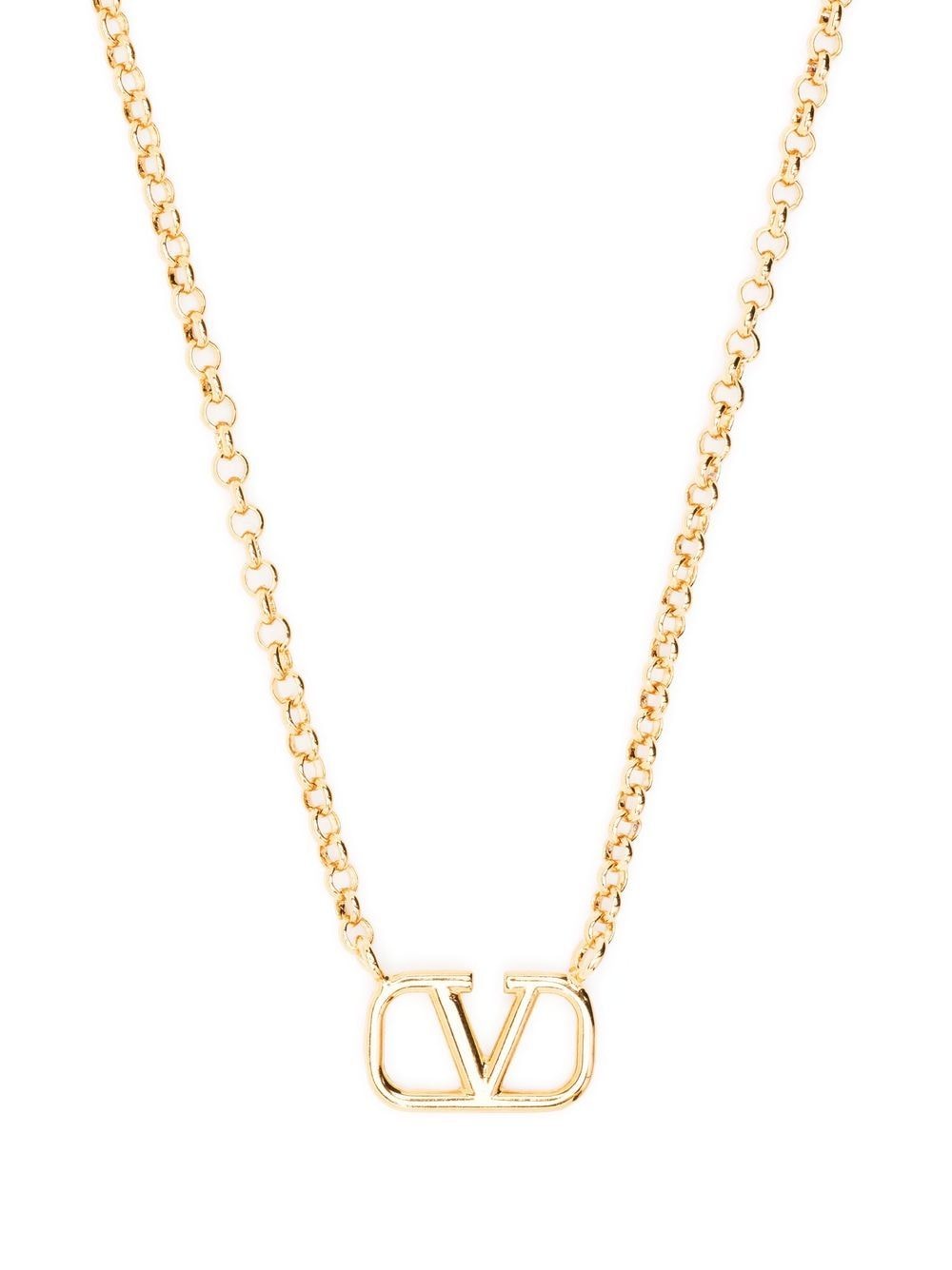 Valentino Garavani VLogo necklace - Gold von Valentino Garavani