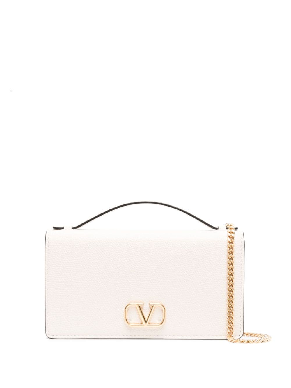 Valentino Garavani Vlogo Signature wallet-on-chain - Neutrals von Valentino Garavani