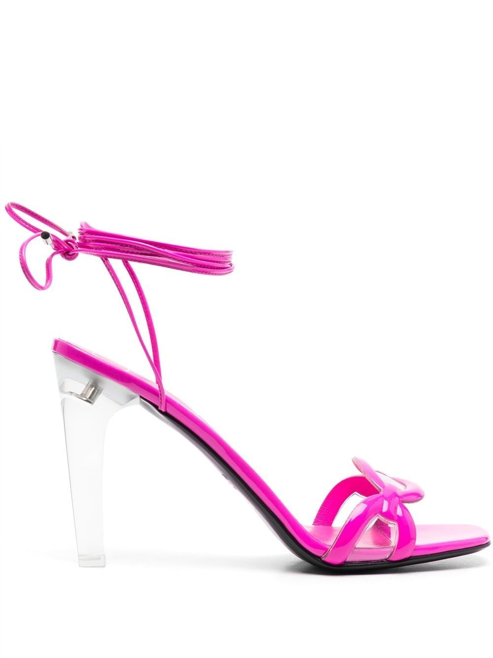 Valentino Garavani ankle strap leather sandals - Pink von Valentino Garavani