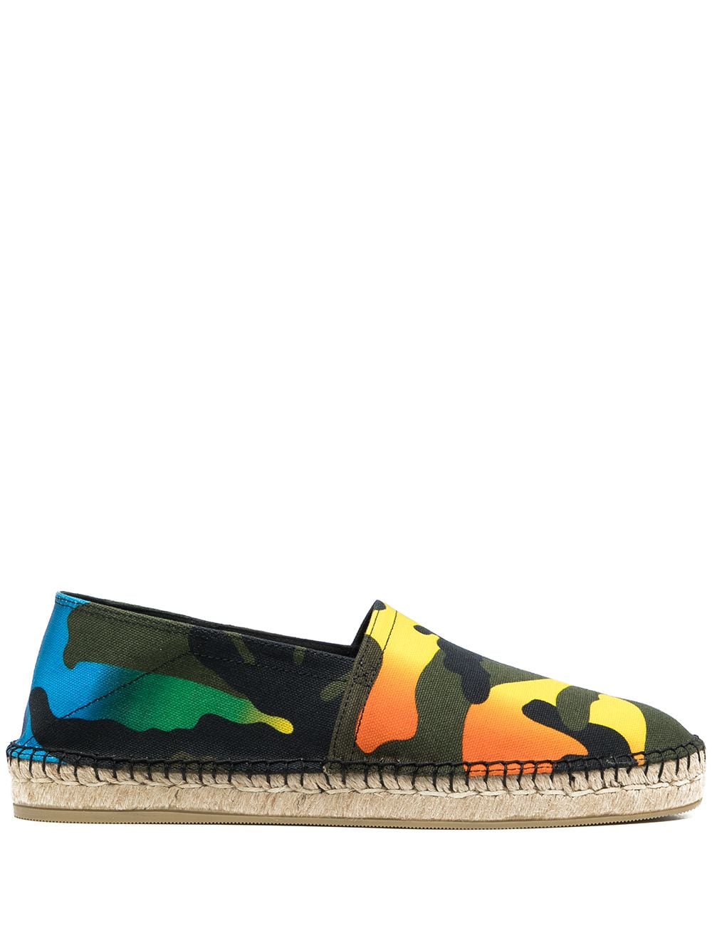 Valentino Garavani camouflage-print espadrilles - Green von Valentino Garavani