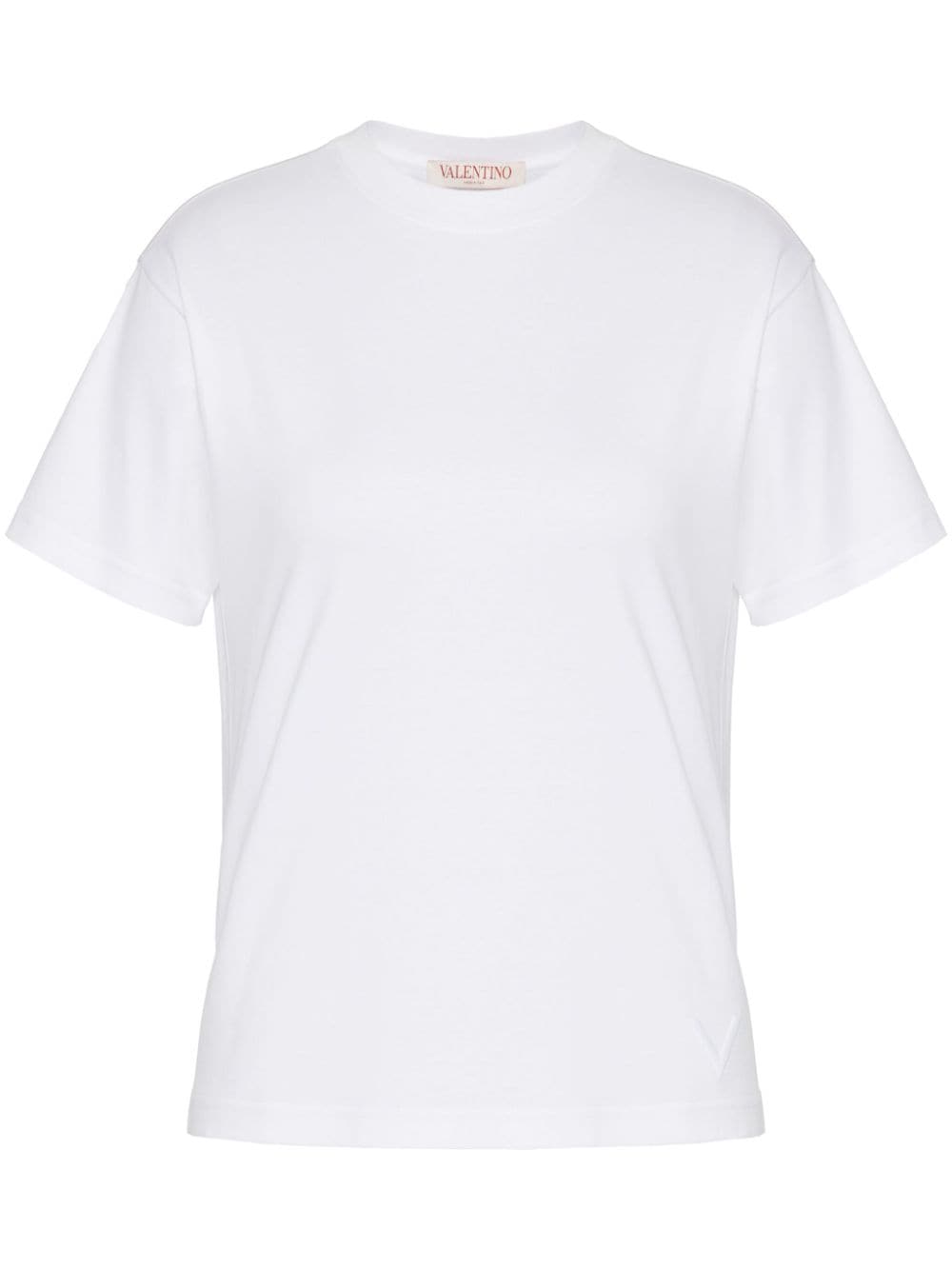 Valentino Garavani crew-neck cotton T-shirt - White von Valentino Garavani