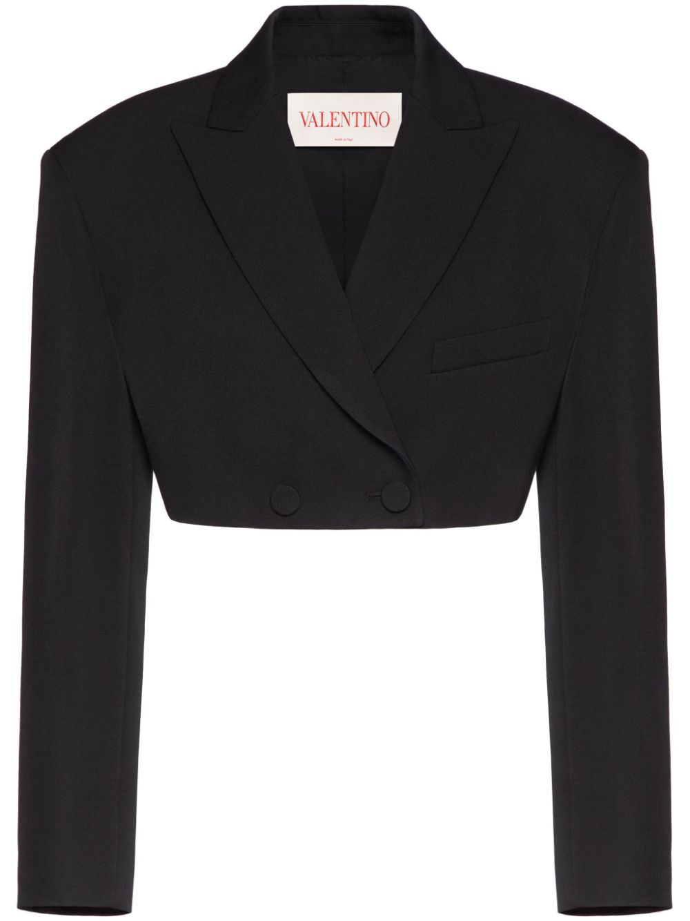 Valentino Garavani Grisaille double-breasted blazer - Black von Valentino Garavani