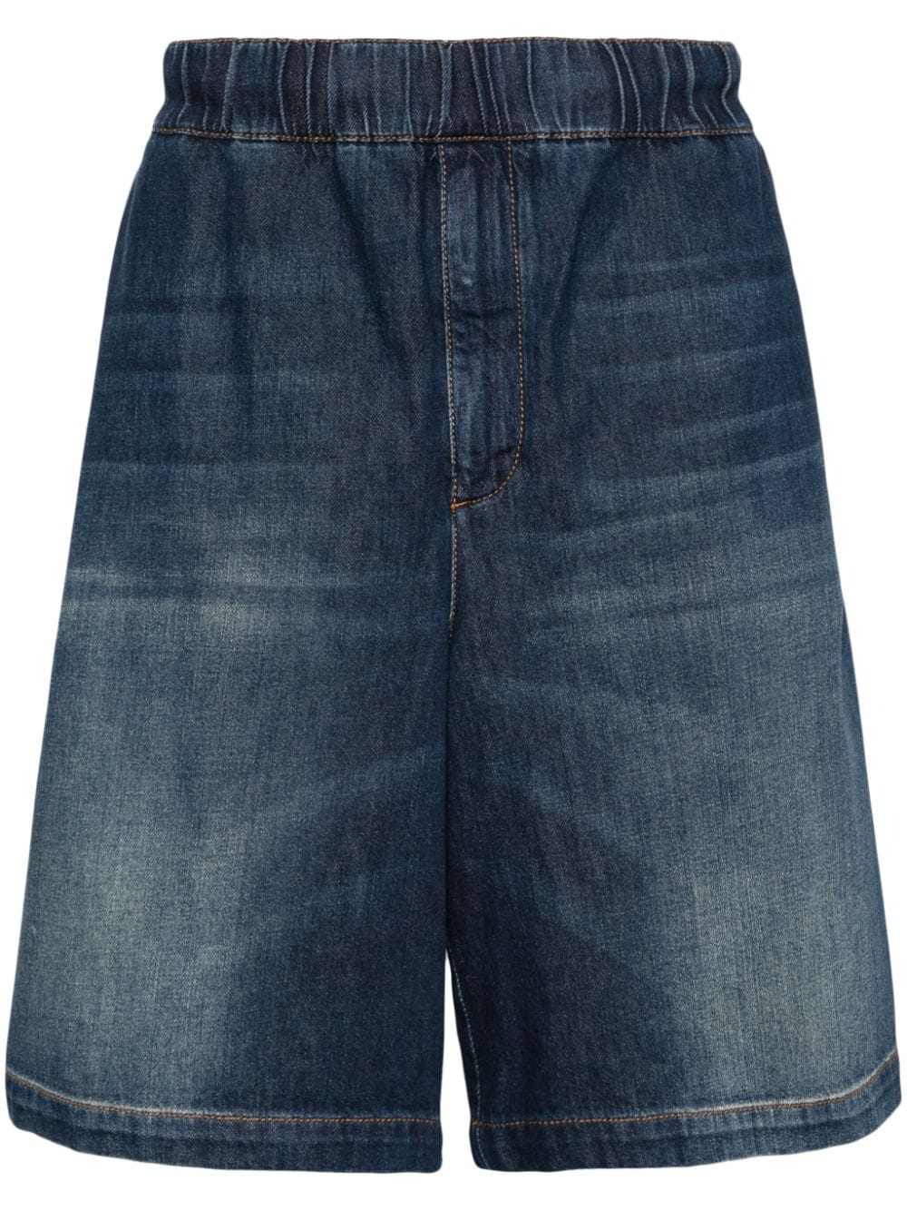 Valentino Garavani elasticated-waistband denim shorts - Blue von Valentino Garavani