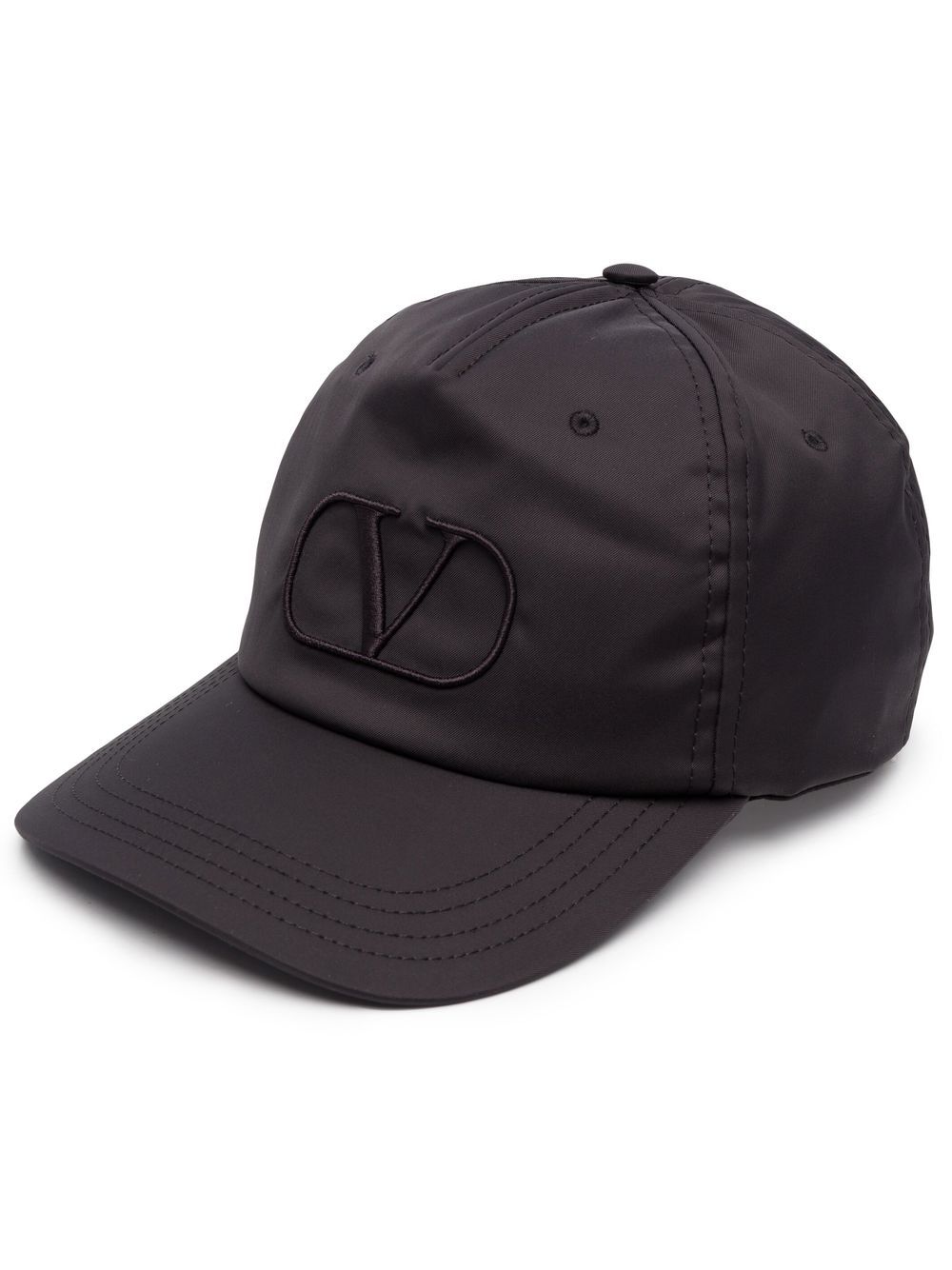 Valentino Garavani embroidered logo cap - Black von Valentino Garavani