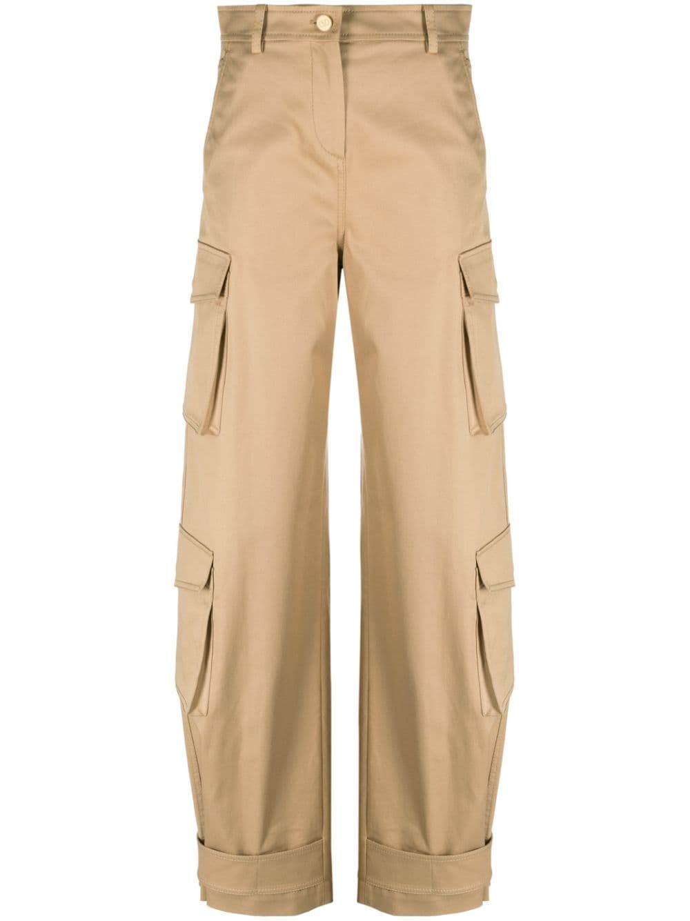 Valentino Garavani high-waisted cargo trousers - Neutrals von Valentino Garavani