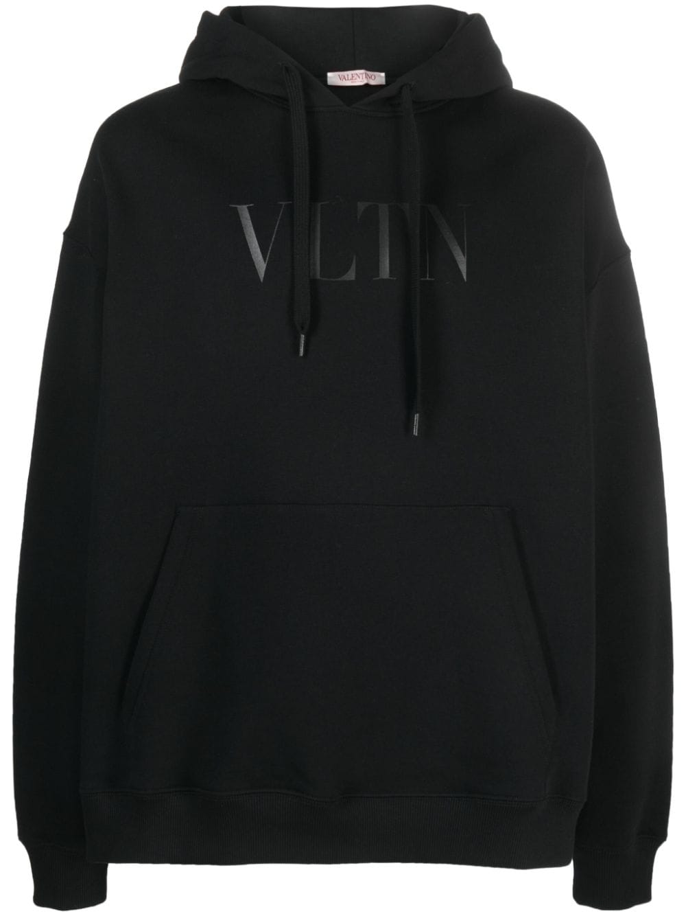 Valentino Garavani logo-print cotton hoodie - Black von Valentino Garavani