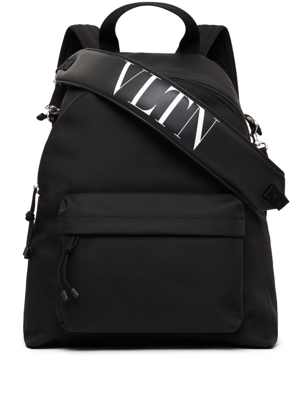 Valentino Garavani logo-strap backpack - Black von Valentino Garavani