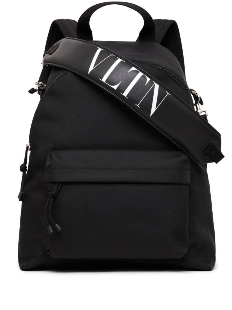 Valentino Garavani VLTN zip-up backpack - Black von Valentino Garavani