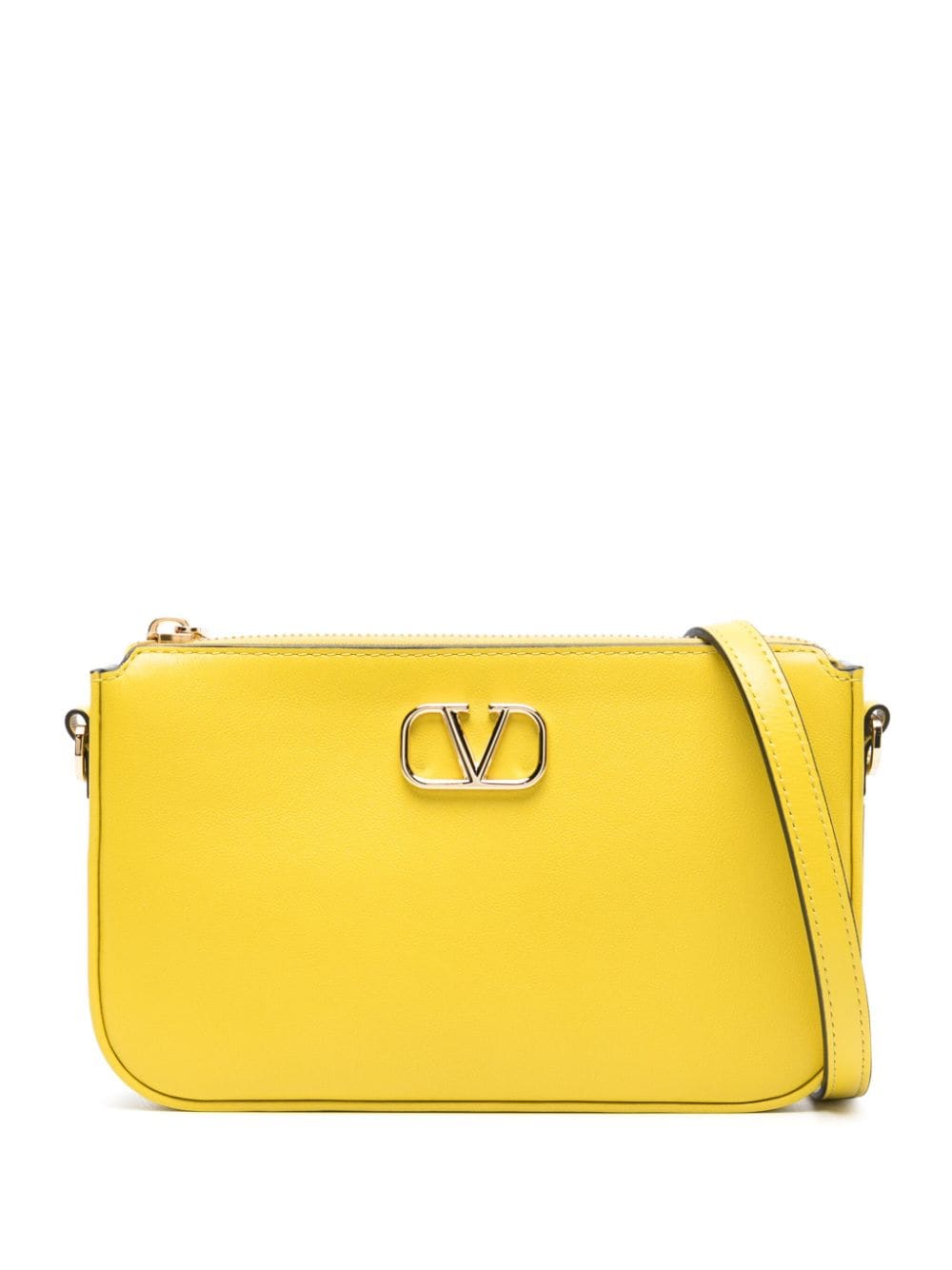 Valentino Garavani mini VLogo Signature crossbody bag - Yellow von Valentino Garavani